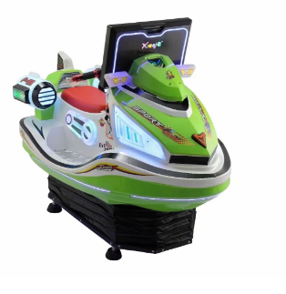 Flying Motorboat (Blue/Green/Red)